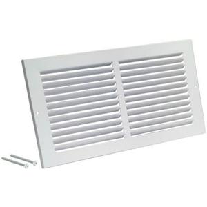 Rocky Mountain Goods Air Return Grille for 10 x 6 Duct Opening (Actual Dimensions 11 3/4" x 7 3/4") - Heavy Duty Steel - Premium Finish - Includes Screws - Louvered Design - Paintable - White