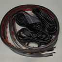 XRIDONSEN 2PCS 30 inch Truck Grill Emergency Lights Strip 360 LED Red White Grille Strobe Lights Flashing Warning Hazard Safety Waterproof First Responder Lights for Vehicles Firefighter Fire Trucks