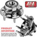 513288 Front or Rear Wheel Bearing Hub Assembly for Chevy Malibu, Chevy Impala, Chevy Equinox, Cadillac XTS CTS, Buick Regal Lacrosse Allure, GMC Terrain w/ABS 5 Lug