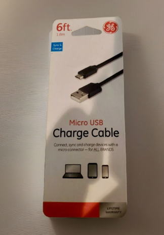 Ge Jasco Micro- USB Charge Cable - 6 Foot - #34465