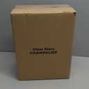 Industrial Semi Flush Mount Ceiling Light, 800 Lumen LED Bulb Included, Clear Glass Shade Ceiling Light Fixture, Farmhouse Light Fixture for Hallway Corridor Kitchen Bathroom Bedroom Passway (Large)