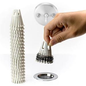 Disposable HairClaw 10 Pack | Bathtub Hair Catcher Strainer Trap for Standard Size 1.75 inch Tub Drain | Eco-Friendly Bioplastic Disposable HairClaw 10 Pack | Bathtub Hair Catcher Strainer Trap for Standard Size 1.75 inch Tub Drain | Eco-Friendly Bioplastic