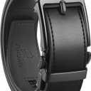 JUKMO 1.5" (38mm) Leather Ratchet Belt for Men in Gift Box