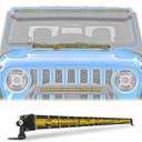 Sanman 30 Inch Yellow Led Light Bar Ultra Slim Off Road Light Bar Flood Spot Combo Driving for SUV UTV ATV Trucks 1PC