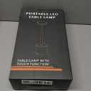 2 Pack LED Cordless Table Lamp, Portable 5000mAh Rechargeable Bedside Lamp, Touch Control Outdoor Table Lamps, 3 Color Dimmable Battery Operated Lamps for Bedroom//Restaurant/ Patio/ Outdoor - Gold