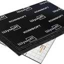 Comfort 6 Car Sound Insulation - 6 Sheets Closed-Cell Structure 6mm (236 mil) Thick Heat & Sound Insulation 12 Sqft Coverage - Waterproof Fire-Resistant Automotive Thermal Insulation
