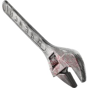 Vaguelly Simulation Wrench Decorative Photo Prop Kids Toy Decorative Tricky Prop Horror Bloody Wrench for Children Party