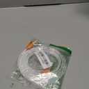 Smolink Ethernet Cable 10 FT, Cat 8 Ethernet Cable 2000Mhz 40Gbps, Internet Cable Professional Flat LAN Cable SFTP Patch Cord with Gold Plated RJ45 Connector for Router Modem, White