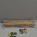 Wooden Mahjong Racks Set with Detachable Magnetic Pushers, 4 Racks & 4 Pushers, Includes Chips, Dice & Storage Bags  Mahjong Tile Holders for Family Game Nights