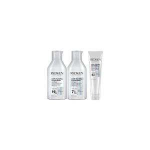 Redken Acidic Bonding Concentrate Mini Kit – Strengthening Shampoo, Conditioner & Leave In Treatment for Damaged Hair, Reduces Breakage & Split Ends, Travel Size