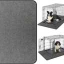 Dog Crate Mat Liner, Washable Pee Pads for Dogs, Absorbs Urine, Non-Slip, Waterproof Under Dog Crate Mat Floor Protector, Protects Floors from Wear and Scratches, (29"x42") 