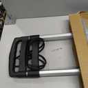Folding Hand Truck Aluminum Portable Folding Hand Cart 180lbs Capacity Hand Cart and Dolly Ideal for Home, Auto, Office,Travel Use,Black