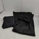 Balsa Circle Balsa Circle2 pcs 120 inch White Round Tablecloths Fabric Table Cover Linens for Wedding Party Polyester Reception Banquet Events Kitchen Dining Black