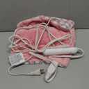 XL Full Weighted Heating Pad for Back Pain, Cramps, Relief - - 2.3lb Large Electric Heat Pad for Neck and Shoulders - Hot Heated Pad with Auto Shut Off, Stay on- (XL 12"x24" Pink) - PYQ0F