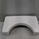 Adjustable Height Potty Step Stool for Adults, Non-Slip Bathroom Squat Aid, Removable Toilet Step for Colon Health, Portable Squat Stool, Family Health Accessory (White-1PCS)