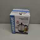 Farberware Electric Coffee Percolator, FCP240, Stainless Steel Basket, Automatic Keep Warm, No-Drip Spout, 4 Cup, Black/Silver