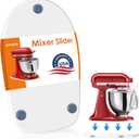 Thickened Acrylic Mixer Slider (Compatible with KitchenAid Mixer) (Slider for 4.5-5QT Stand Mixer) (Mixers Accessories) Sturdy Heavy-Duty Mixer Slider, White