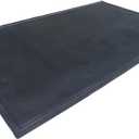 DiversiTech Outdoor Gas Grill BBQ & Fire Pit Mat, 60" x 30", Black