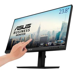 ASUS 24" 1080P Multi-Touch Monitor (BE24ECSBT) - Full HD, IPS, 10-Point Touch, IPS, Eye Care, USB-C with Power Delivery, HDMI, DisplayPort Daisy Chain, Height Adjustable, VESA Wall Mountable