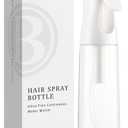 BeautifyBeauties Spray Bottle For Hair  Continuous Mister Spray Bottle for Hairstyling, Cleaning, Plants, Pets, Barbers, Salons, Essential Oil Scents (10.1 Ounce) (Clear)