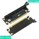 JMT PCI-Express 3.0/4.0 16x Riser Card 90 Degree High Speed Riser Card for 1U / 2U Server Case (PCI-E 4.0 for 1/2U)