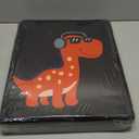 Extra Large Toy Box, Collapsible Sturdy Toy Storage Organizer with Lids, Dinosaur Toy Box for Boys Girls, 40"x16"x16" Kids Toy Chest Bin Baskets for Living Room, Playroom, Bedroom, Nursery, Black