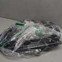 Plague Doctor Costume Black Cloak Robe with Bird Mask Leather Hood Scary Halloween Cosplay Dress up (140)