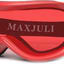 MAXJULI Kids Ski Goggles - Helmet Compatible Snow Goggles for Baby &Toddler with 100% UV Protection Age 0-4 4301