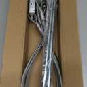 8 Pack Ground Anchors Shed Anchor Kit with Driving Rod, Earth Anchor Cable Stakes with 1/6" Galvanized Cable, Easy Hook Anchor for Shed, Greenhouse, Carports, Gazebo, Tent, Orchard.