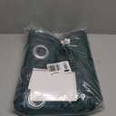 BGment Sliding Door Curtain 100 X 84 Inches, Wide Thermal Blackout Curtains Room Darkening Room Divider Window Curtain, 1 Panel, Emerald Green, 84 Length X Wide 100