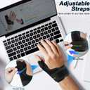 KONSEDIK Trigger Finger Thumb Splint,Adjustable Thumb Spica Support Stabilizer Brace for Pain,Sprains, Arthritis,Tendonitis,De Quervains Tenosynovitis,CMC Joint (Medium)