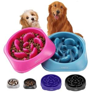 2PCS Slow Feeder Dog Bowls, Pet Supplies That Slow Down Eating, Pet Food Bowls, Maze Dog Puzzle Feeder for Medium Breed