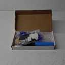 Balloon Stand with Silver and Navy Blue Balloons, Centerpiece Table Decorations for Birthday Wedding Anniversary New Year Graduation Decorations Class of 2025(Silver navy set4)