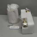 Laiebri Battery Operated Wall Sconces Set of 2, Rechargeable Gold Wall Sconce with Remote Control, 12 Colors RGB Magnetic Bulb, Wireless Battery Wall Lamp for Bedroom Living Room Hallway (14 inch B11)