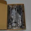 Ravinte 12 Pack 7.38" Cabinet Pulls Matte Black Stainless Steel Kitchen Cupboard Handles Cabinet Handles 7.38" Length, 5" Hole Center