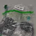 Leak Proof Flip Straw Lid Replacement for 40oz Stanley Tumbler,No Spill Accessories with Extended Straw & Detachable Lid (Black on Black)