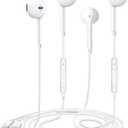 2 Pack Wired Headphones for iPhone Earbuds with Lightning Connector Earphones with Built-in Microphone & Volume Control Compatible with iPhone 7/8/X/11/12/13/14Pro