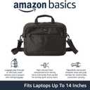 Amazon Basics Laptop Carrying Case, Black | 14-inch, Shoulder Strap, 24-pack