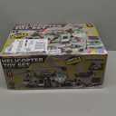 JOYIN 10-in-1 Military Helicopter Toys Set with Light, Sound, Trucks, Boat, Bike, Army Men, Weapons - Christmas Birthday Party Gifts for Kids