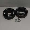 Wheel Spacers, 5x4.75 for Chevrolet for S10/Corvette/Camaro, for GMC for S15/Sonoma,for Cadillac for Eldorado/XLR, 2 inch Wheel Adapters & Spacers with 12x1.5 Studs 70.5mm Bore 2Pcs Black