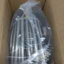 Giraffe Tools Garden Hose 100ft x 5/8", 304 Stainless Steel Metal Water Hose, No Kink Garden Water Hose with 9 Pattern Spray Nozzle, Flexible, Lightweight, Kink Free Hose for Yard, Outdoor