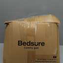 BedSure Comfy Dog Bed 28 x 23 Inch Convoluted Foam Pet Sofa Grey