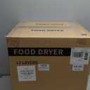 Food Dehydrator, 12 Stainless Steel Trays in 850W Electric Dehydrator Machine, 48 Hour Digital Timer and 165F Temperature Control, Food Dryer for Jerky, Dog Treats, Herbs, Meat, Fruit and Veggies (Silver + Dark Black)