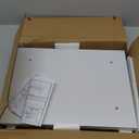 Computer Tower Stand with Charge Station and USB Charging Port - Height Adjustable PC Tower Stand, Under Desk CPU Holder Cart with Locking Caster Wheels for Fits Most PC (17.32", White)