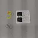 Smart Bluetooth Tracker, Item Finder Works with Apple Find My (iOS Only) App, Trakcer Tag Locator for Keys, Luggage, Satchel- 1 Pack (Ebony)