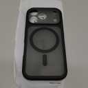 TOCOL for iPhone 17 Pro Case, Compatible with Magsafe, Full Camera Protection, Built-in Magnetic Ring, Drop Protection, Translucent Matte Phone Case for iPhone 17 Pro 6.3 Inch (Black)