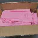 MWMWMW 5 Pcs Pink Comforter Set Queen, Girls Bed in a Bag, Girls Queen Bedding Set, Pink Ruffle Bedding Set for Grils Kids with 1 Fitted Sheets, 1 Flat Sheet, 1 Comforter, 2 Pillowcases