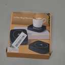 Coffee Mug Warmer Waterproof Smart Cup Warmer with 3 Temperature Settings for Warming & Heating Coffee, Beverage, Milk, Tea, and Hot Chocolate (Wood Grain)