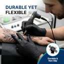 Schneider Nitrile Exam Gloves, 4 Mil Black Gloves Disposable Latex Free Powder Free, Food Safe for Cooking, Food Prep, Clean (Black, XL)