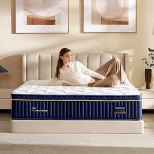 Queen Mattress, 12 Inch Queen Size Hybrid Mattress in a Box, Medium Firm Memory Foam mattress, with Individual Pocket Springs, Upgrade Zoned Support, Motion Isolation&Pressure Relief, CertiPUR-US Queen Mattress, 12 Inch Queen Size Hybrid Mattress in a Box, Medium Firm Memory Foam mattress, with Individual Pocket Springs, Upgrade Zoned Support, Motion Isolation&Pressure Relief, CertiPUR-US